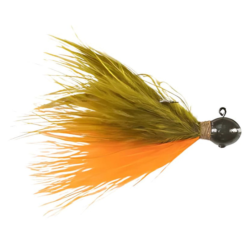 Load image into Gallery viewer, White River Zig Jigs - Olive Orange
