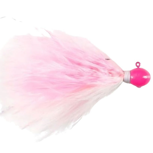White River Zig Jigs - Pink White Flash