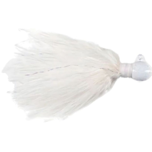 White River Zig Jigs - White with Flash