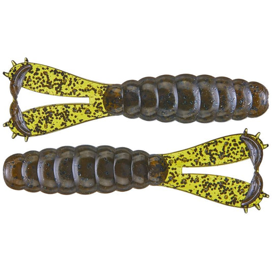 Z-Man Goat Twin Tail Grub - Green Pumpkin