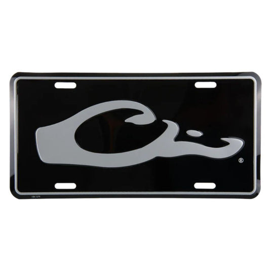 Drake License Plate - Black w/ Silver Drake Logo