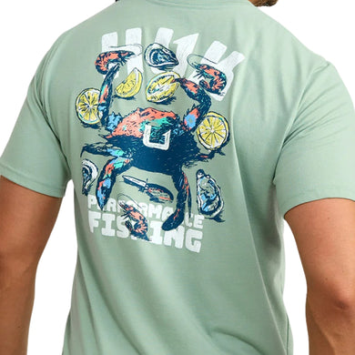 Huk Lowcountry T-Shirt – Cotton-Blend Performance Tee for Fishing Comfort