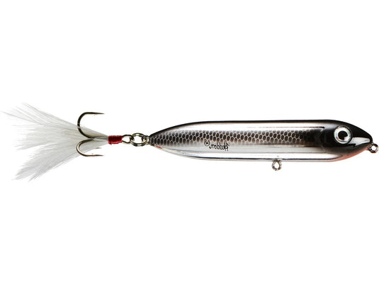 Heddon Feather Dressed Super Spook Jr. Topwater Lures
