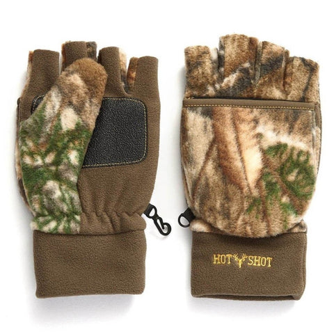 Jacob Ash Fleece Fingerless Pop Top Gloves