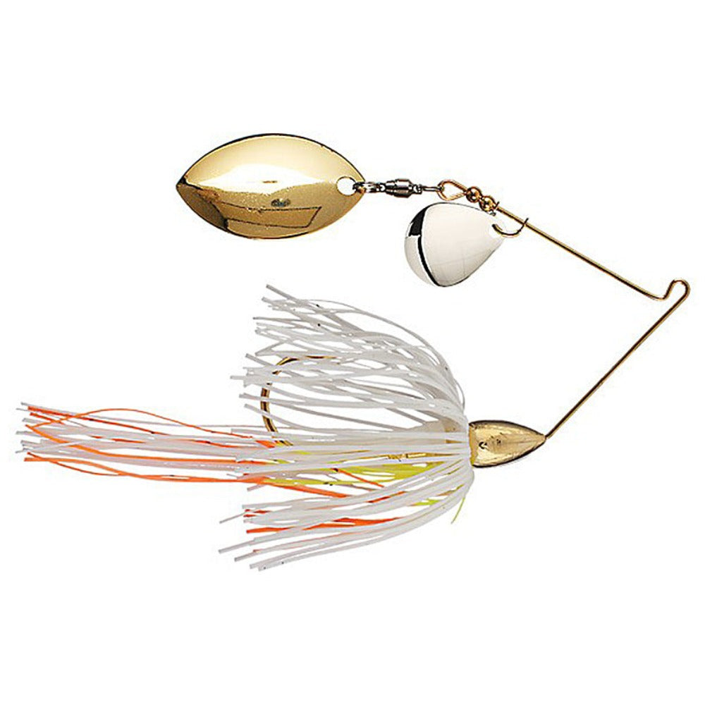 War Eagle Finesse Spinnerbaits Color: Cole Slaw with Silver Colorado/Gold Turtle Blades