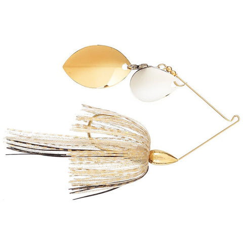 War Eagle Finesse Spinnerbaits Color: Cole Slaw with Silver Colorado/Gold Turtle Blades
