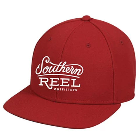 Southern Reel Outfitters Flat Bill Hat - Red