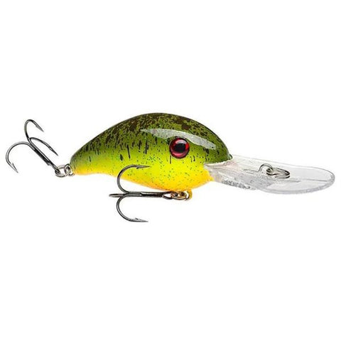 Strike King Pro Model 5XD Series Crankbaits - Black Back Chartreuse