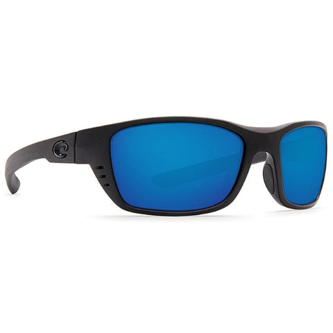 Costa Whitetip Sunglasses - Blackout Frames with Blue Lens