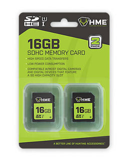 HME Hunting SD Cards - 2pk - 16GB Memory