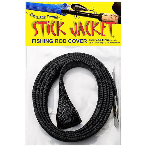 Stick Jacket Casting Rod Cover - Black