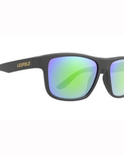 Leupold Katmai Shooting Glasses - Black Frames with Emerald Mirror Polarized Lens