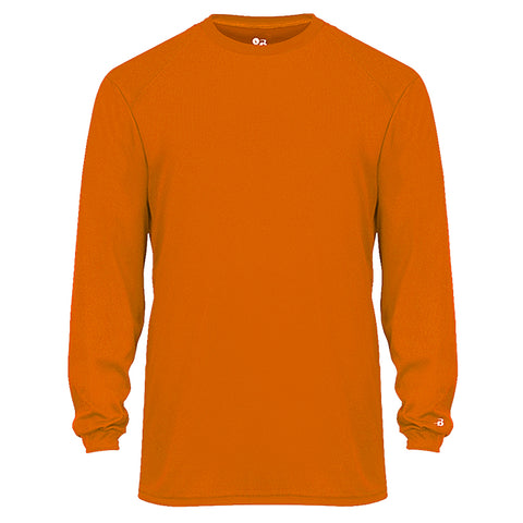 Southern Reel Outfitters Logo LS Performance Shirt - Safety Orange