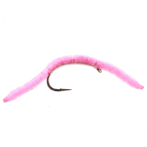Umpqua San Juan Worm Flies - Hot Pink