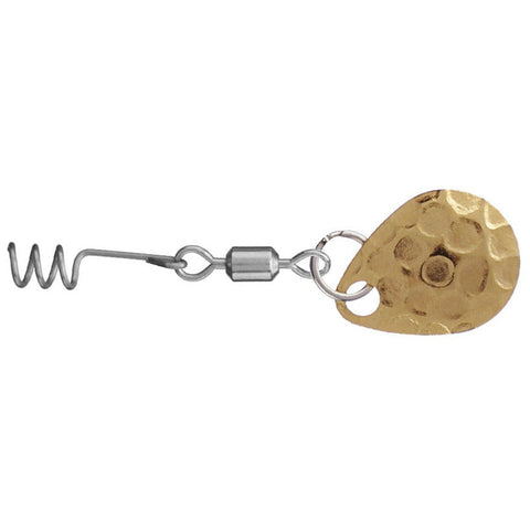 T & J Tackle Keith Poche Power Spinners - Gold Willow Blade