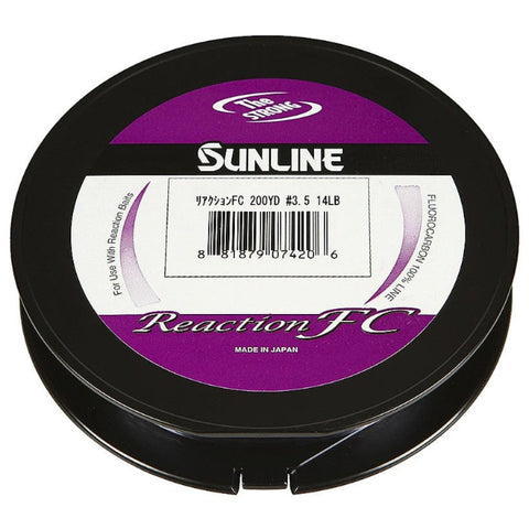 Sunline Reaction FC Fishing Line Stealth Gray 200 yds