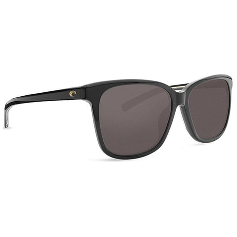 Costa May Sunglasses - Black Frames with Smoke Lens