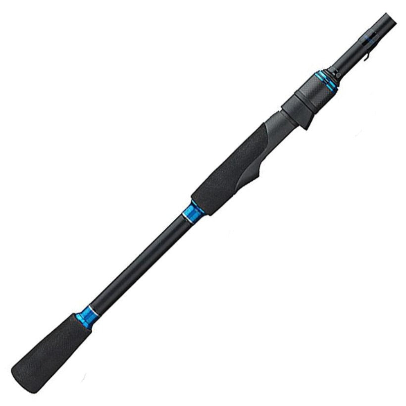 Shimano SLX Spinning Rod - Black with Blue Stripes - Southern Reel Outfitters