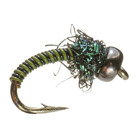 Umpqua Poison Tungsten Flies - Olive Black