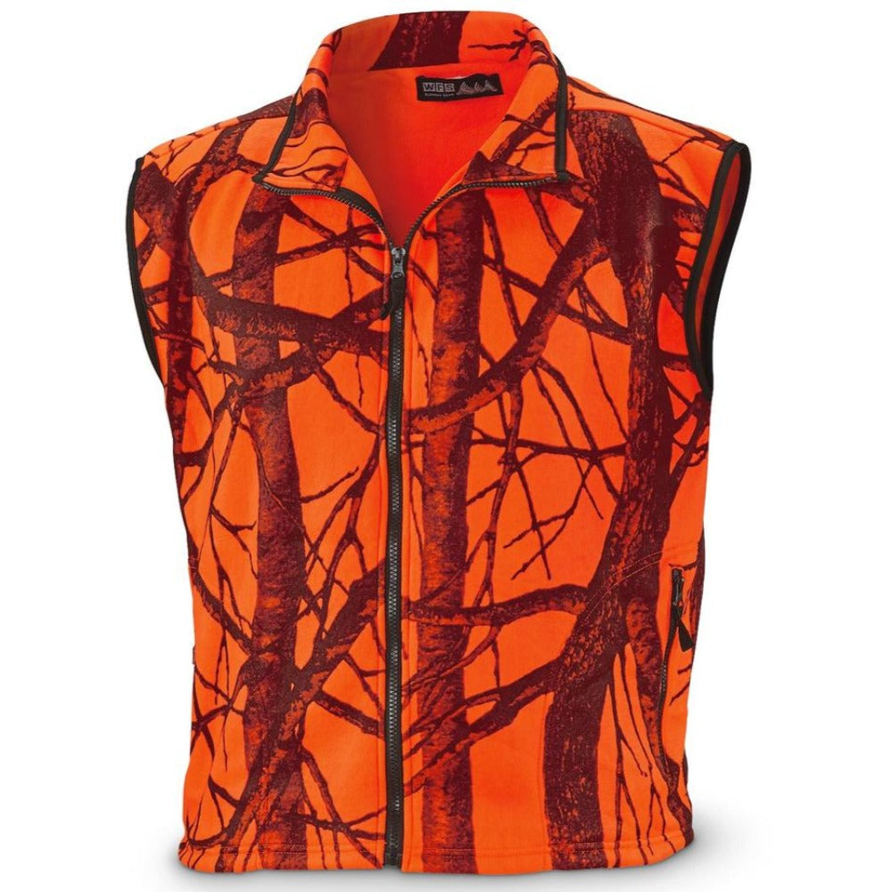 World Famous Sports Hunting Vest Camo Blaze Orange