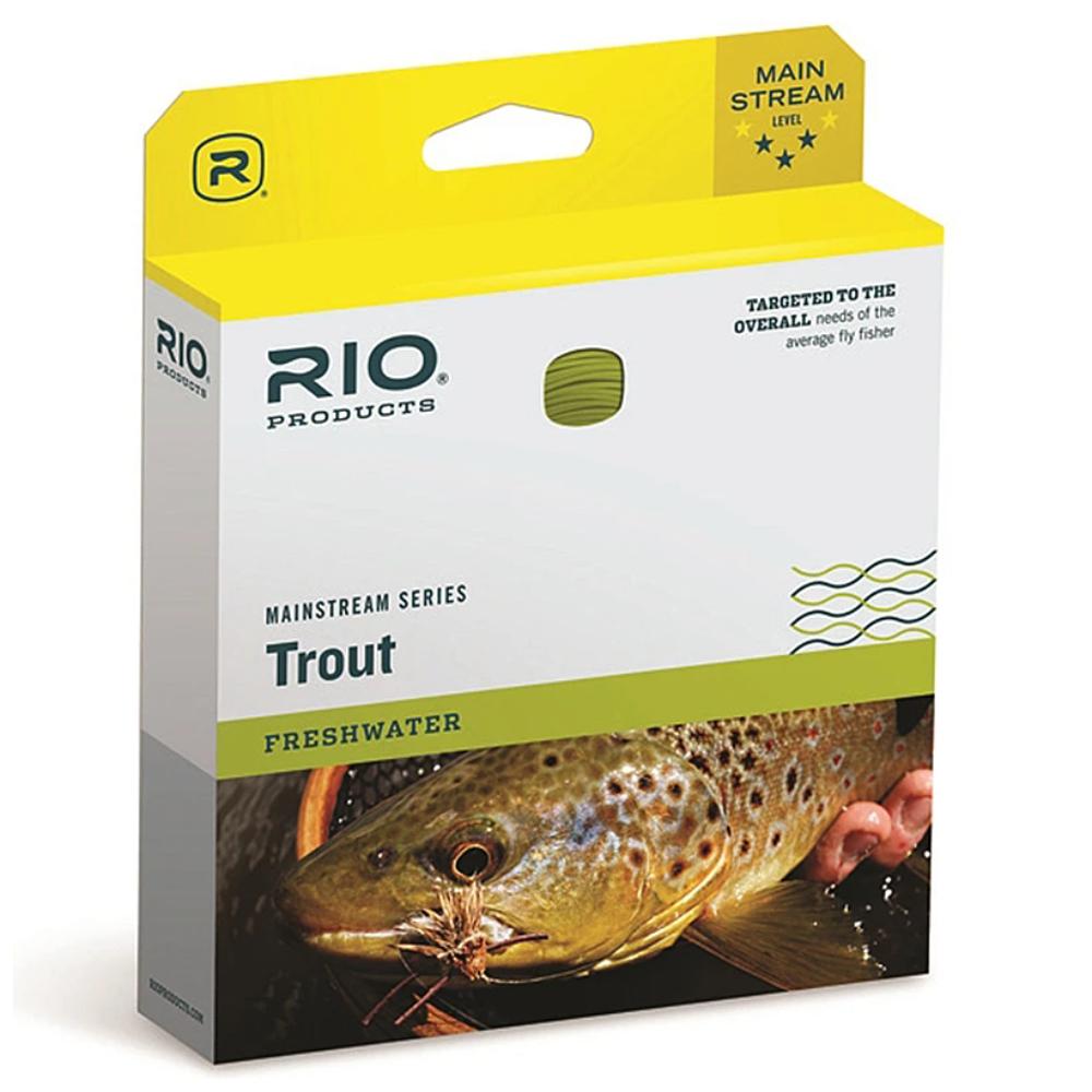 Rio Mainstream T3 Full Sink Fly Fishing Line - Brown