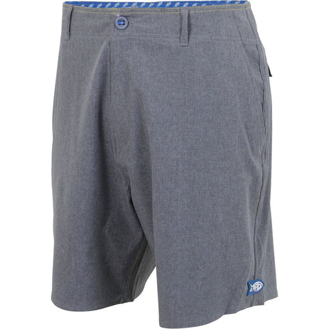 Aftco Cloudburst 8in Fishing Shorts Charcoal Heather