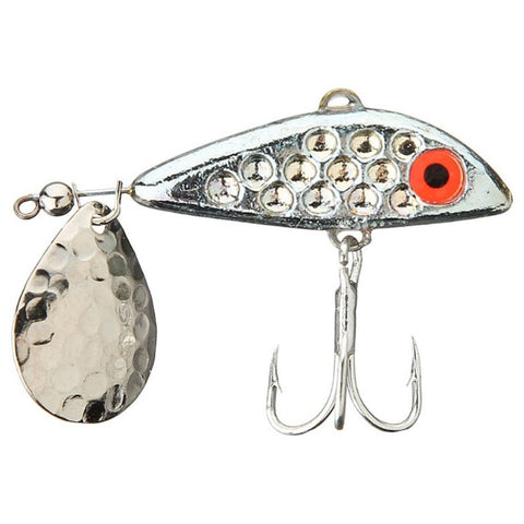 Mann's Little George Spinnerbaits 1/2 oz HammeRed Silver