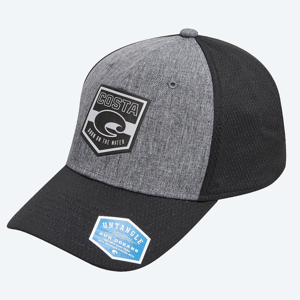 Costa Born on the Water XL Performance Hat - Gray
