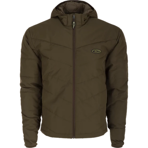 Drake MST Waterfowl Pursuit Synthetic Full Zip Jacket with Hood - Mossy Oak Bottomland
