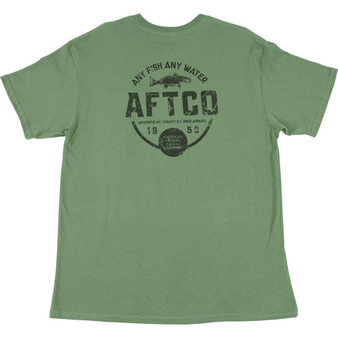 Aftco Stratus Short Sleeve T-Shirts Olive