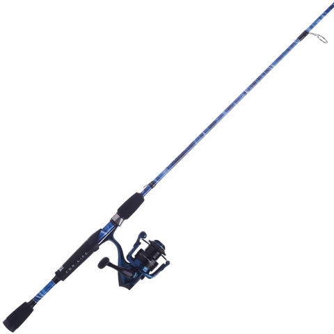 Abu Garcia Aqua Max Spinning Combo Rods and Reels - Blue and Black