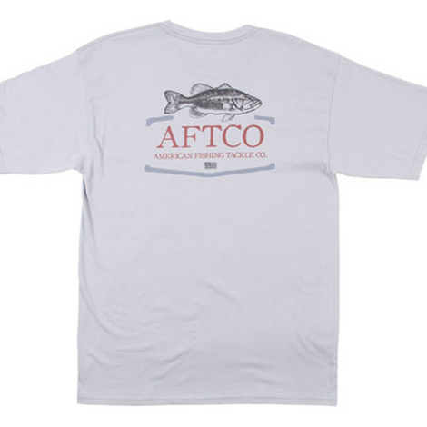 Aftco Small Tail Short Sleeve T-Shirts Color: Metal