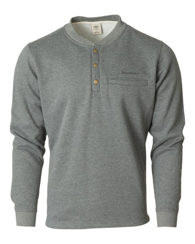 Banded Hometown Henley Sweatshirt Dark Olive