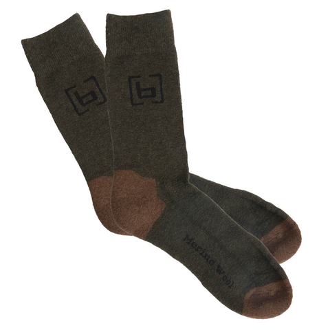 Banded Base Lightweight Calf Length Merino Wool Socks