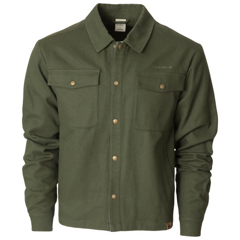 Banded Countryside Flannel ShirtJac Dark Olive