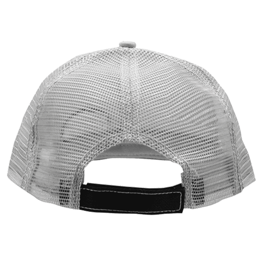 Lew’s Black/Gray Logo Hat – Adjustable Mesh Back Fishing Cap with Embroidered Logo and Pre-Curved Bill