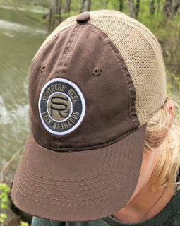 Southern Reel Outfitters Embroidered Hats Brown and Tan
