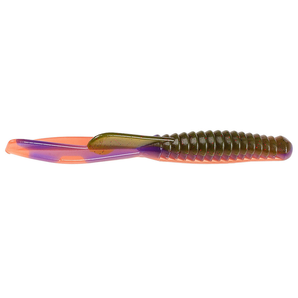 Strike King Perfect Plastics Drop Shot Half Shell Worms - Desert Craw