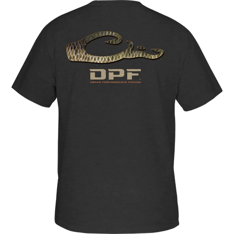 Drake Bass Scales T-Shirt - Charcoal Heather