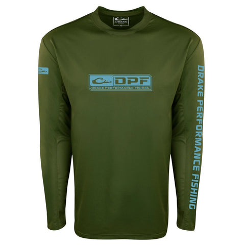 Drake Shield 4 Arched Mesh Back Crew Long Sleeve