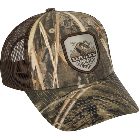 Drake Vintage Badge Mesh Hat - Shadow Grass Habitat