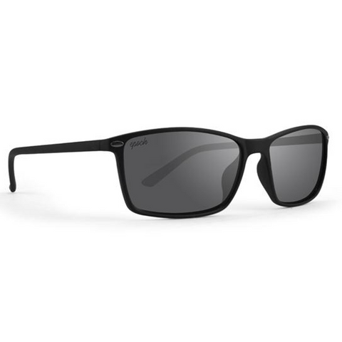 Epoch Eyewear Murphy Sunglasses Black Frames and Blue Lens