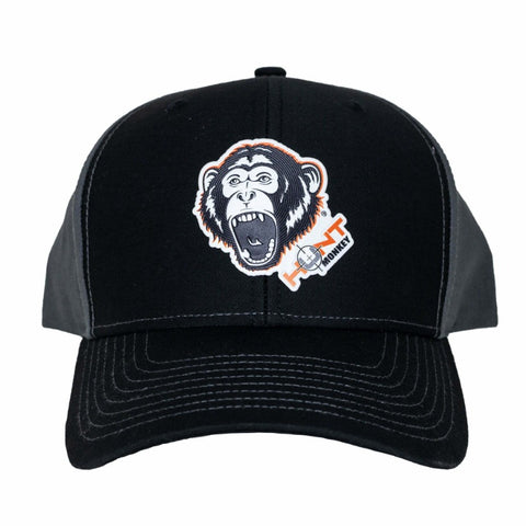 Hunt Monkey Scream'n Monkey Patch Hat - Black Charcoal
