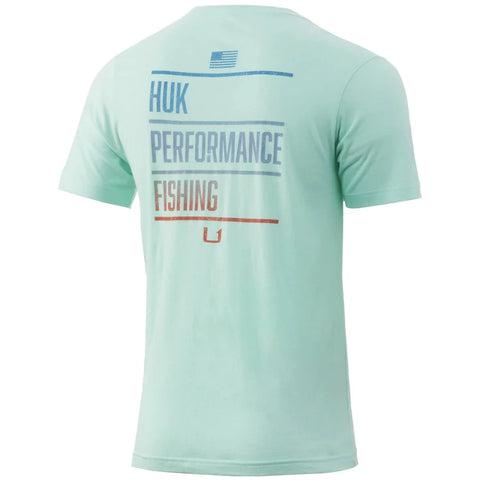 Huk Americana Brand Short Sleeve T-Shirt