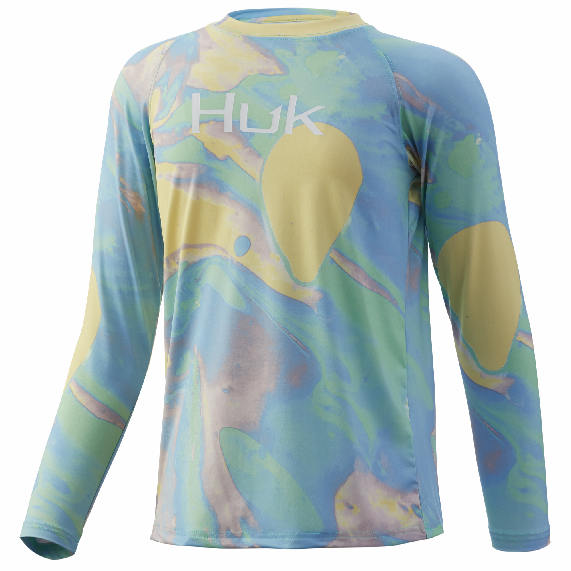Huk Gear Tie Dye Lava Youth Performance Shirts