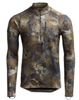 Sitka Core Midweight Zip T LS Pullover - Optifade Timber