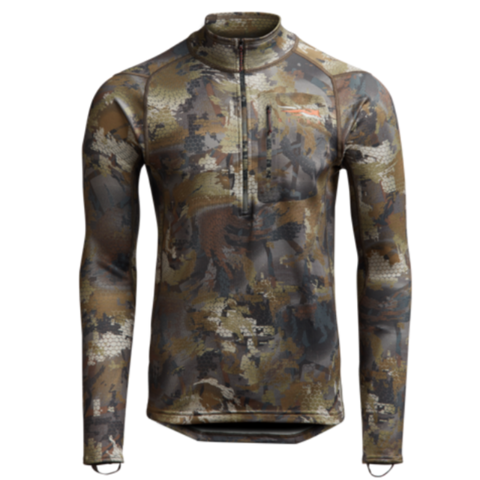 Sitka Core Midweight Zip T LS Pullover - Optifade Elevated II