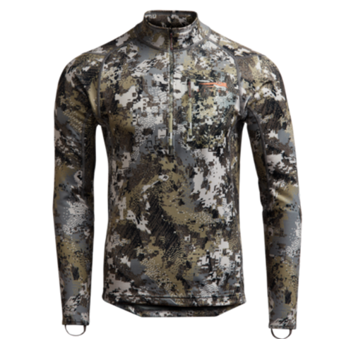 Sitka Core Midweight Zip T LS Pullover - Optifade Elevated II