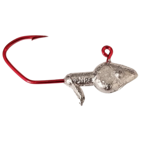 J & H Tackle Red Sickle Minnowhead