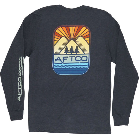 Aftco Sea to Summit Long Sleeve T-Shirts Black